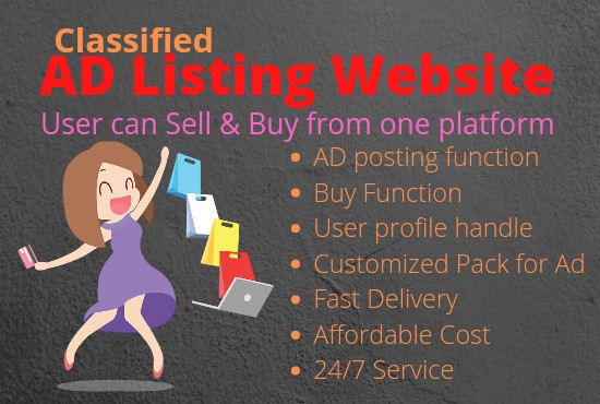 I will design classified ad listing website by wordpress
