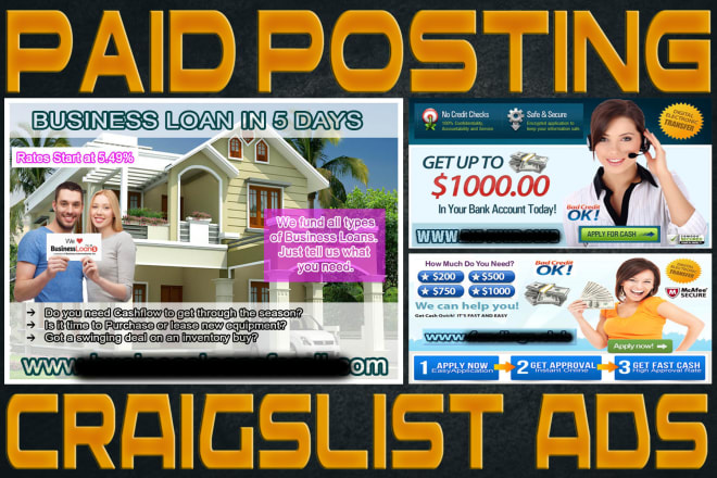 I will design craigslist image ads do post premium service