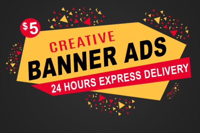 I will design creative banner ads or web banner