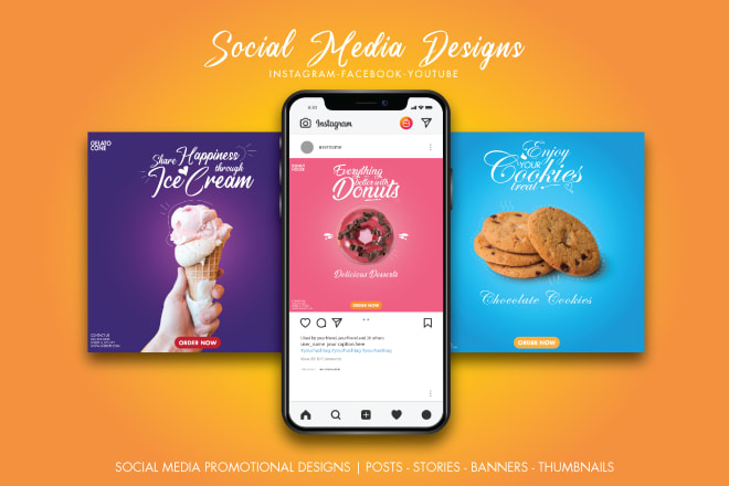 I will design creative instagram promotional feed