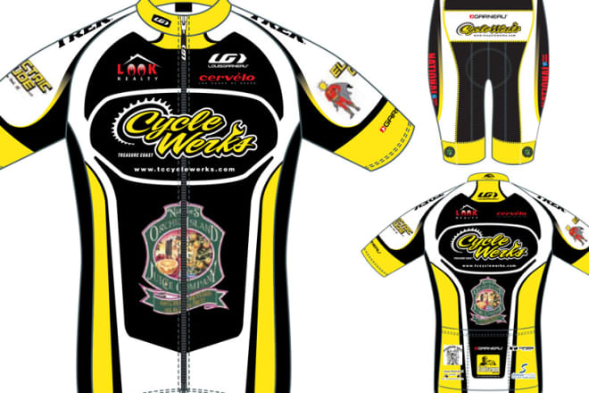 I will design custom apparel sublimation sportswear and branding