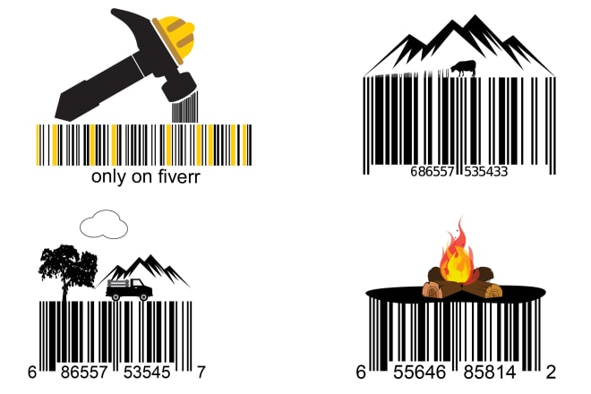 I will design custom barcode label tag and sticker