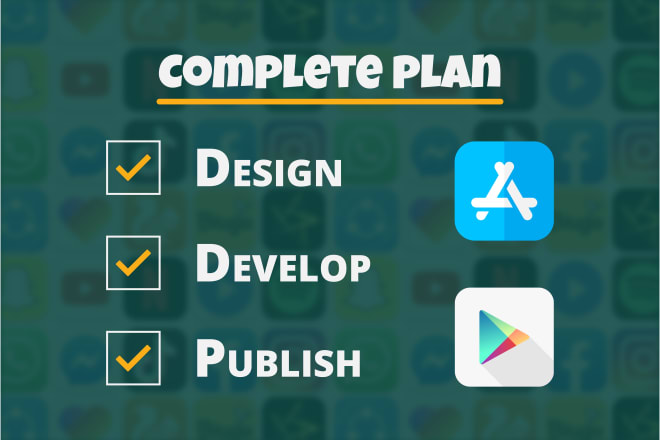 I will design develop publish ios and android app or game
