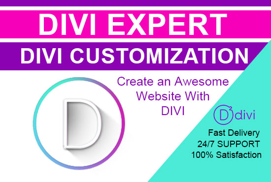 I will design divi wordpress website or divi theme customization