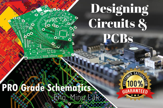I will design electronic circuit schematics and pcbs for you