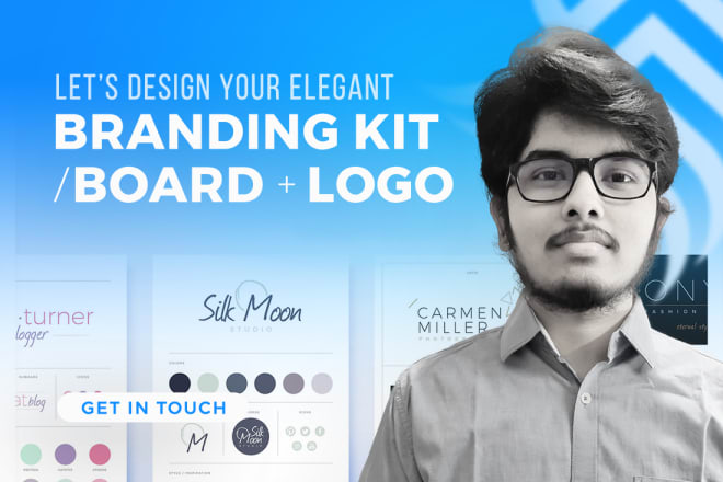 I will design elegant branding kit, board, or package
