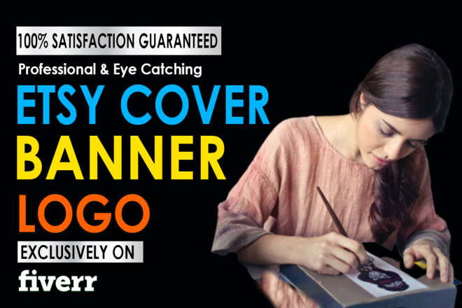 I will design etsy cover,banner or logo