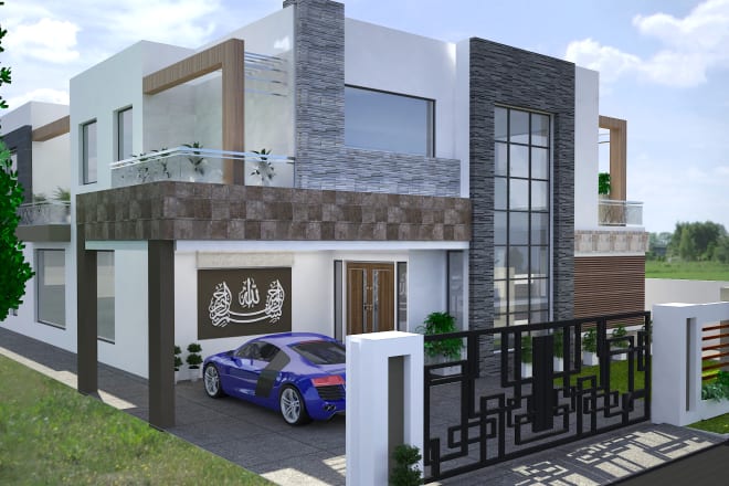 I will design exterior of commercial n residential 3d visualization