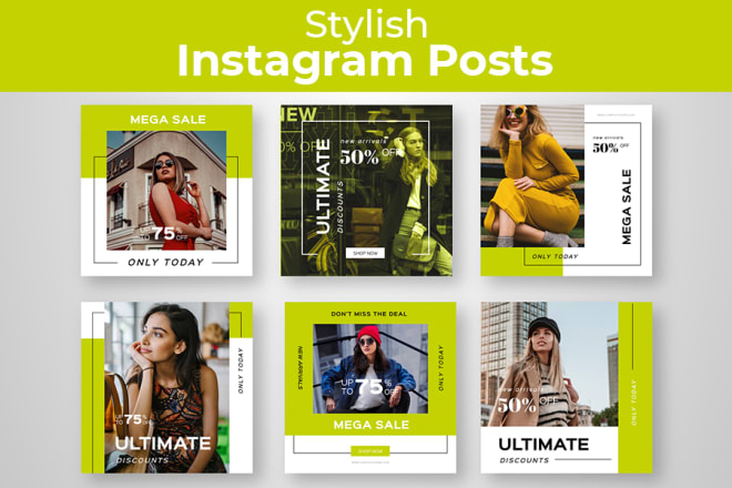 I will design eye catchy stylish and colorful instagram post or story