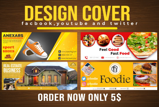 I will design facebook cover ads or instagram, profile picture