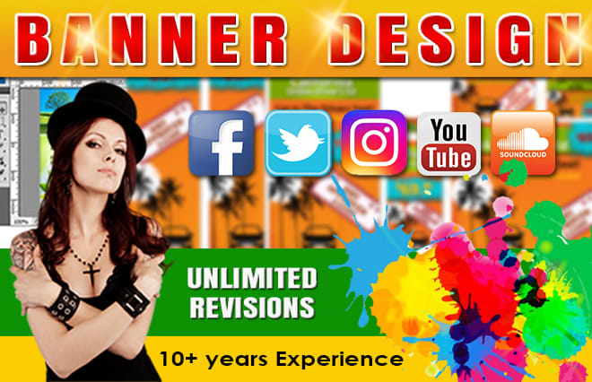 I will design facebook covers, banner ads, headers