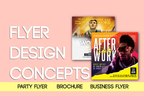 I will design flyer,business, nightclub, brochure
