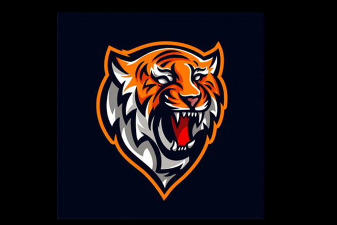 I will design gaming mascot sport tiger head logo