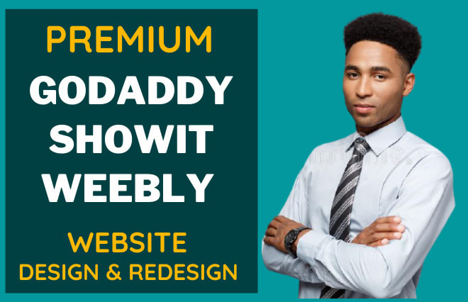 I will design godaddy website weebly website design showit website