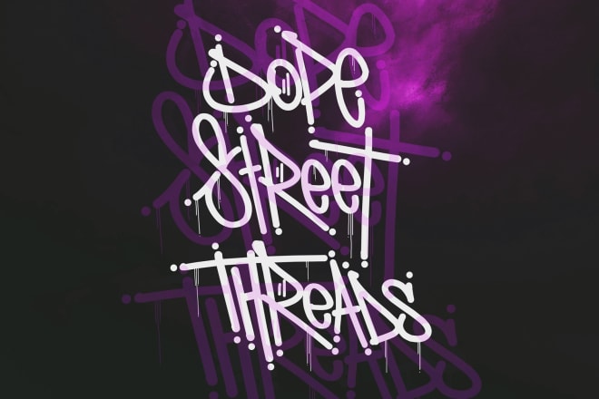 I will design graffiti tag style