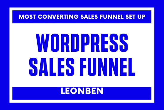 I will design landing page, sales page, wordpress sales funnel