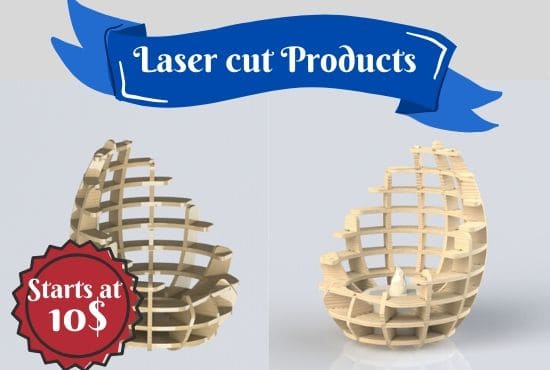 I will design laser cut files for your ideas