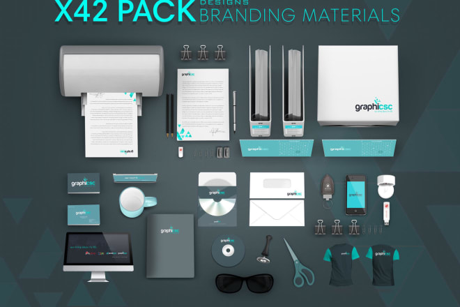 I will design logo and full corporate stationery bundle