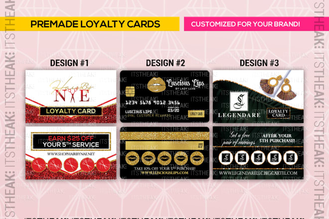 I will design loyalty cards for your beauty, fashion or hair business