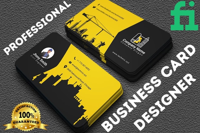 I will design luxury business card