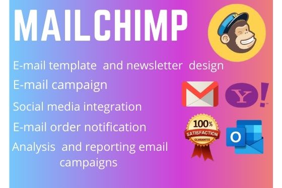 I will design mailchimp email template and setup email campaign