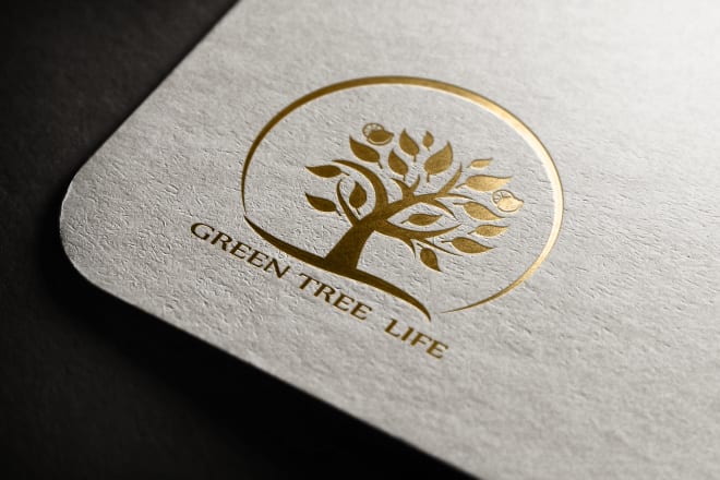 I will design modern and high quality natural tree logo for your company