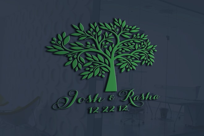 I will design modern and high quality natural tree logo for your company