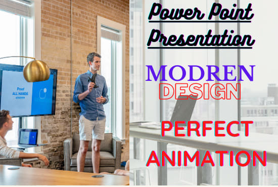 I will design modern powerpoint presentation