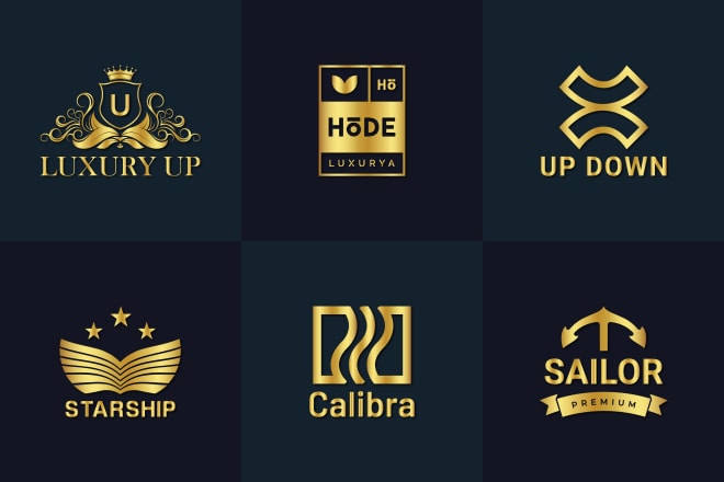 I will design modern royal luxury logo and brand guidelines