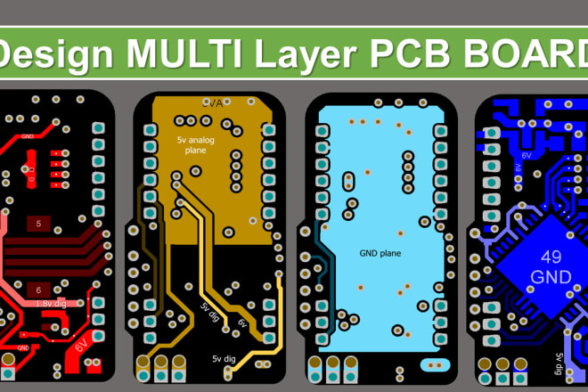 I will design multilayer pcb board professionally
