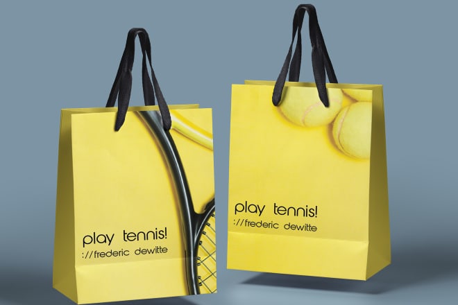 I will design paper bag, shopping bag for you
