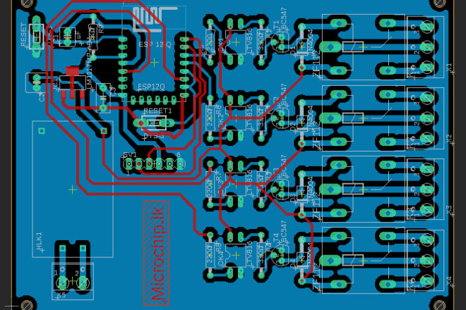 I will design pcb circuits for your schematic in eagle cad pcb design software