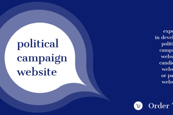 I will design political campaign website