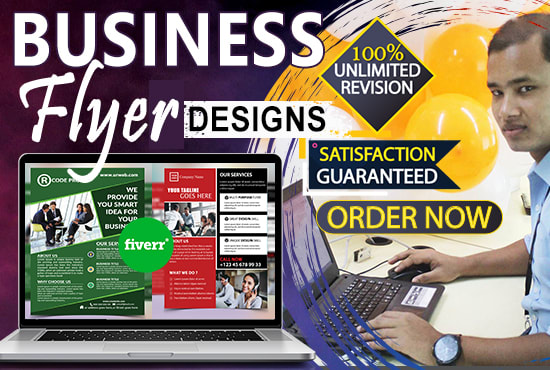 I will design poster or business flyer design within 12 hours