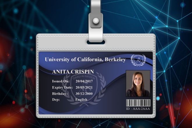 I will design premium quality id cards and edting id card
