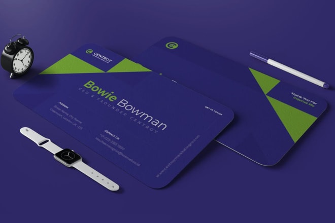 I will design print ready dual sided business card stationery