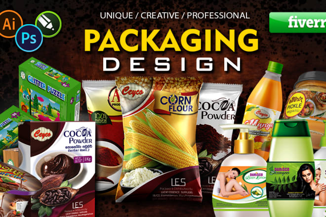I will design product packaging box design