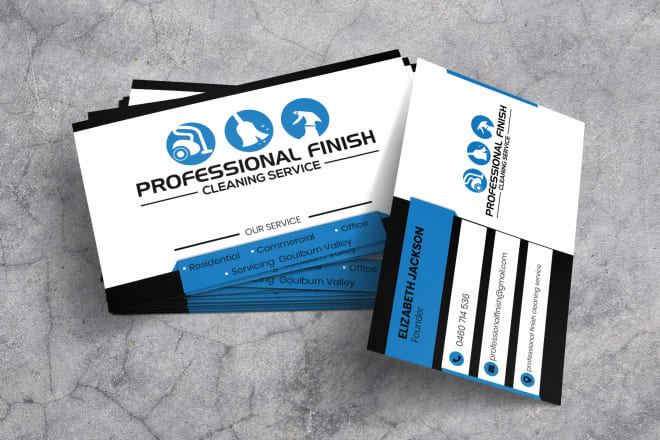 I will design professional business card for your brand in 24hrs