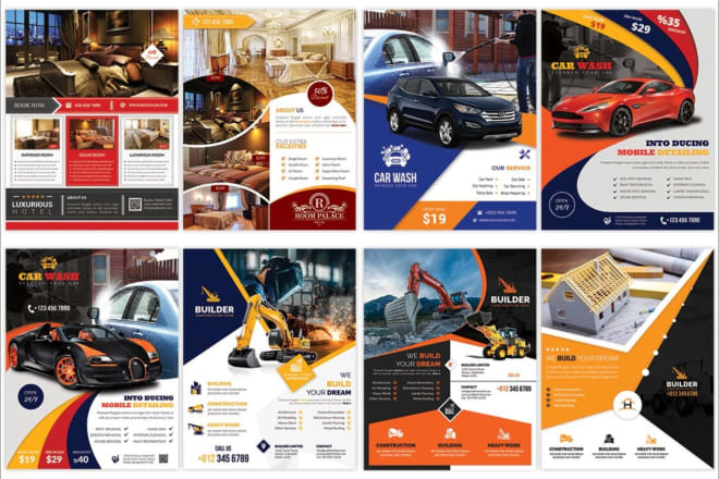 I will design professional car wash flyer, poster and price list