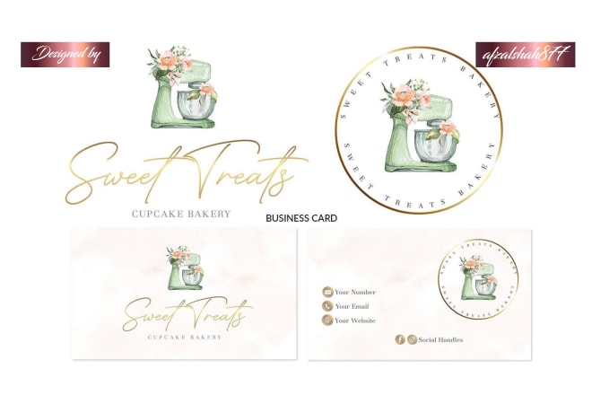 I will design professional cupcake,cake and bakery product logo for you
