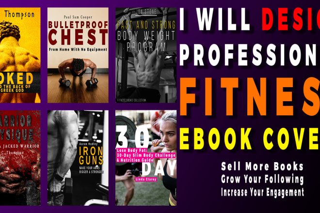 I will design professional fitness ebook covers
