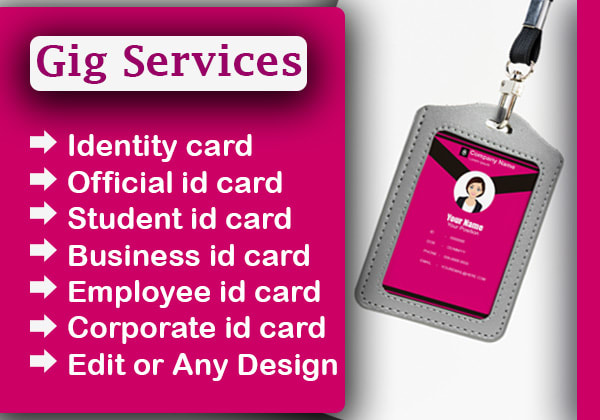 I will design professional identity card identity branding corporate id
