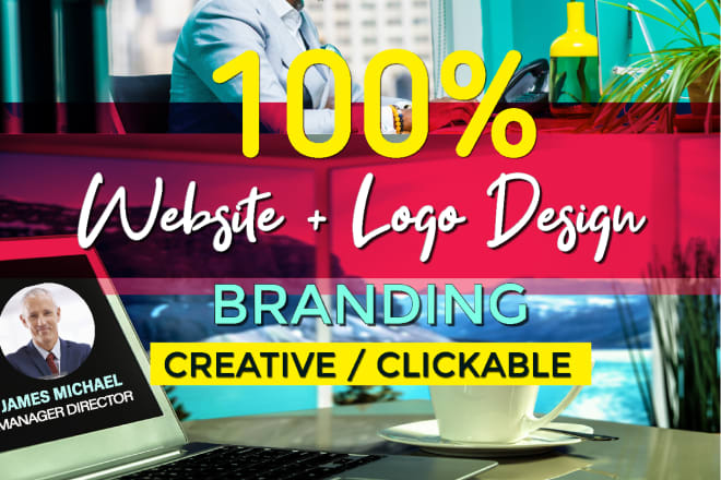 I will design professional logo, website branding 24 hrs