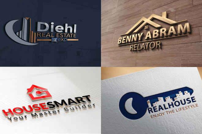 I will design real estate, investment, property, construction, home logo