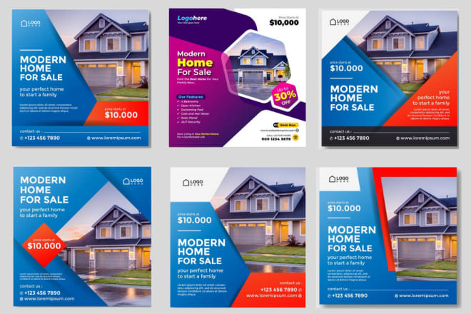 I will design real estate posts, ads, and canva templates
