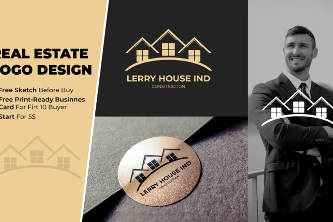 I will design real estate property and construction company logo