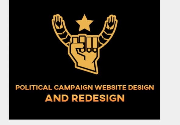 I will design, redesign political campaign website