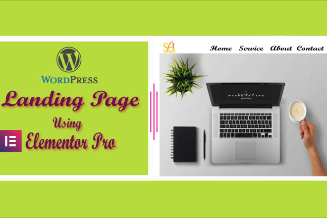 I will design responsive wordpress website, landing page using elementor pro