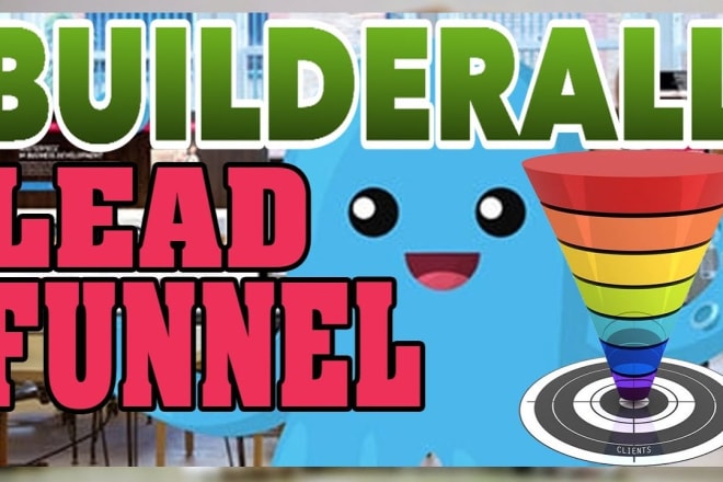 I will design sales funnels and websites with builderall