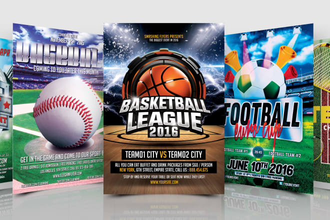 I will design sports and fitness flyer, poster and banner